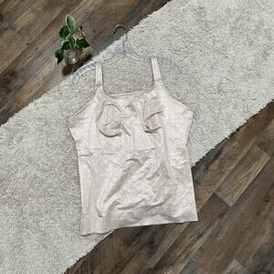 Ruby Ribbon Size 50 Polka Dot Original Full Support Camisole Shapewear Tank Top